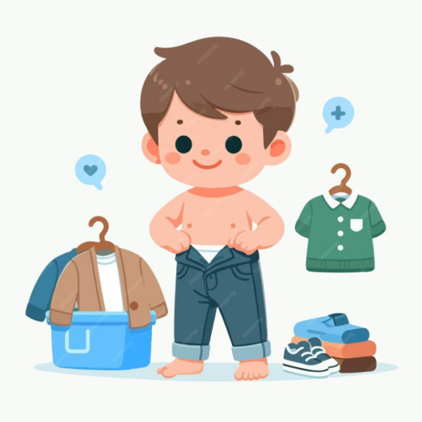 Boy Dressing