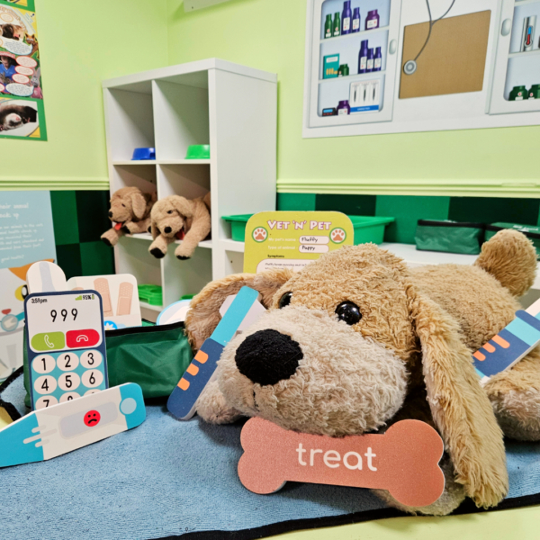 Vets dog and treat