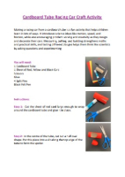 Garage craft sheet