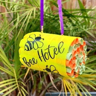 Craft your own bee hotel