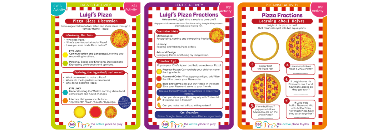 Examples of Educational Worksheets from Edutainment Pack